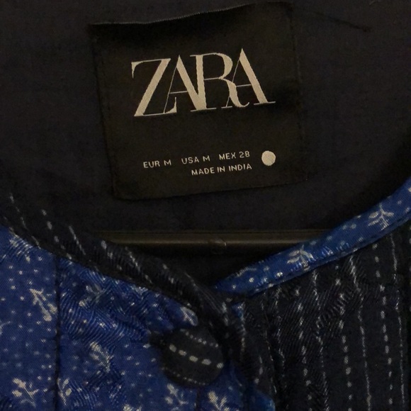 Zara Quilted Padded Button Down Puffer Jacket - Picture 6 of 7